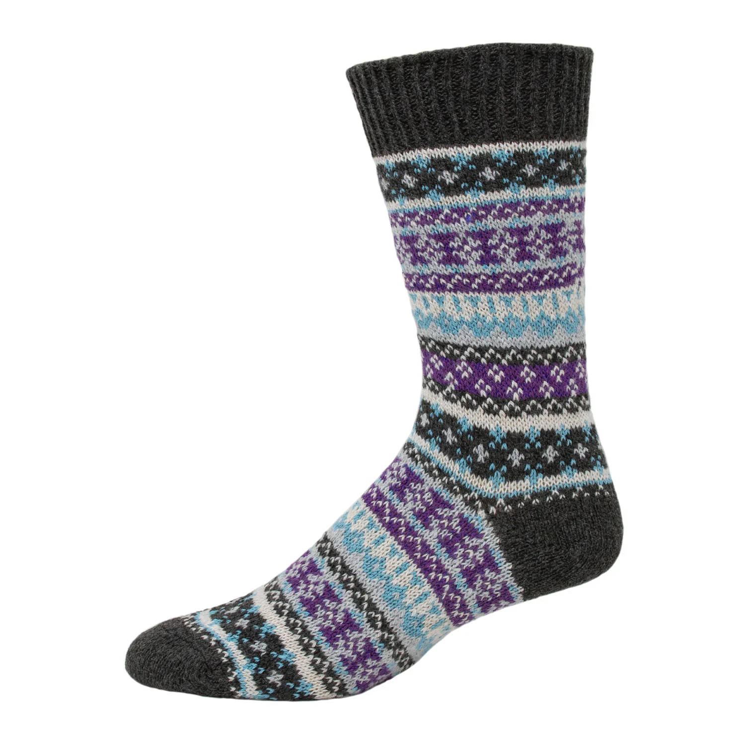 Fairisle Lightweight Crew Sock - Image 5