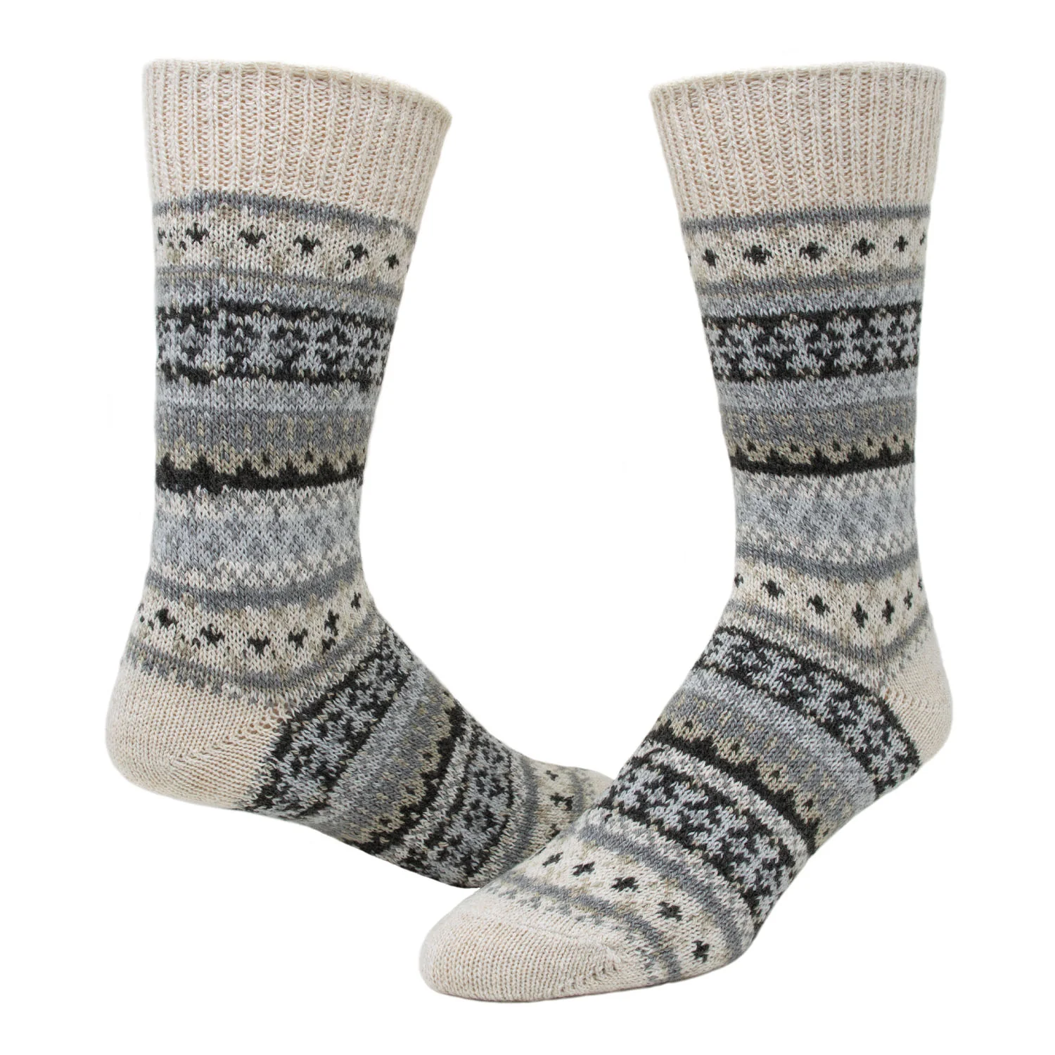 Fairisle Lightweight Crew Sock - Image 7
