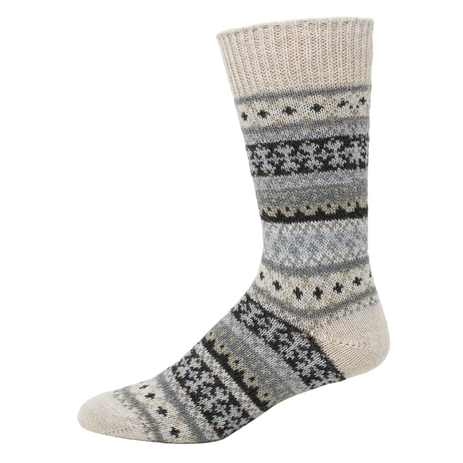 Fairisle Lightweight Crew Sock - Image 8
